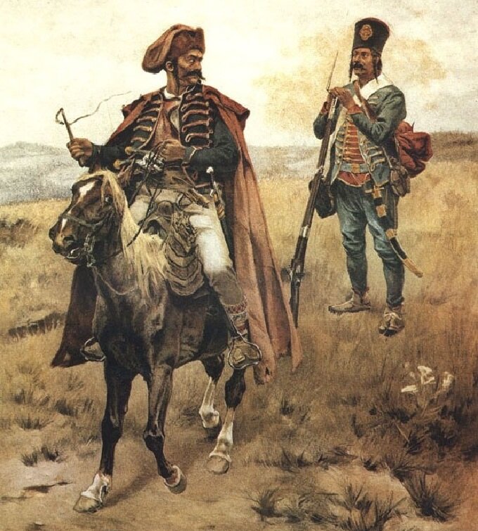 Сербы-граничары. жившие на границе Австро-Венгрии и Османской империи