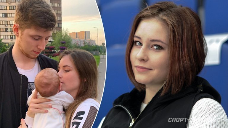    Юлия Липницкая и Влад Тарасенко с дочерью.соцсети