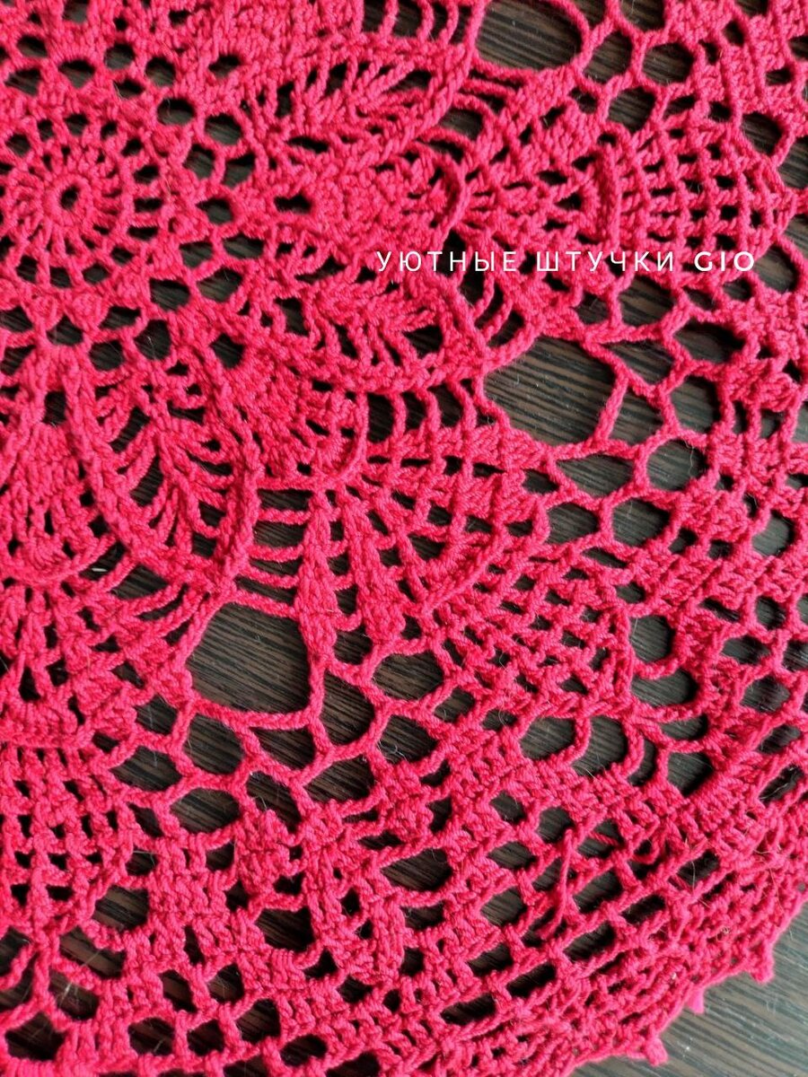 салфетка крючком