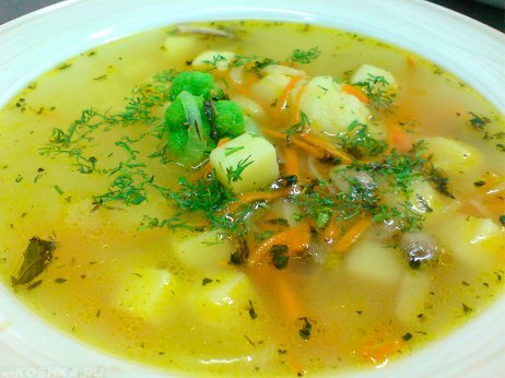Овощной суп Овощной суп можно давать деткам с 5 месяцев, после того как вы ввели в прикорм такие овощи как кабачок, цветная капуста, брокколи, картошка.
