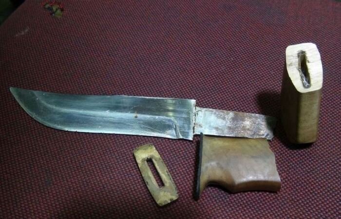  Как сделать новенькую ручку для ножа из полипропиленовой трубы