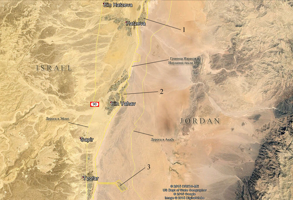 Граница израиля сейчас