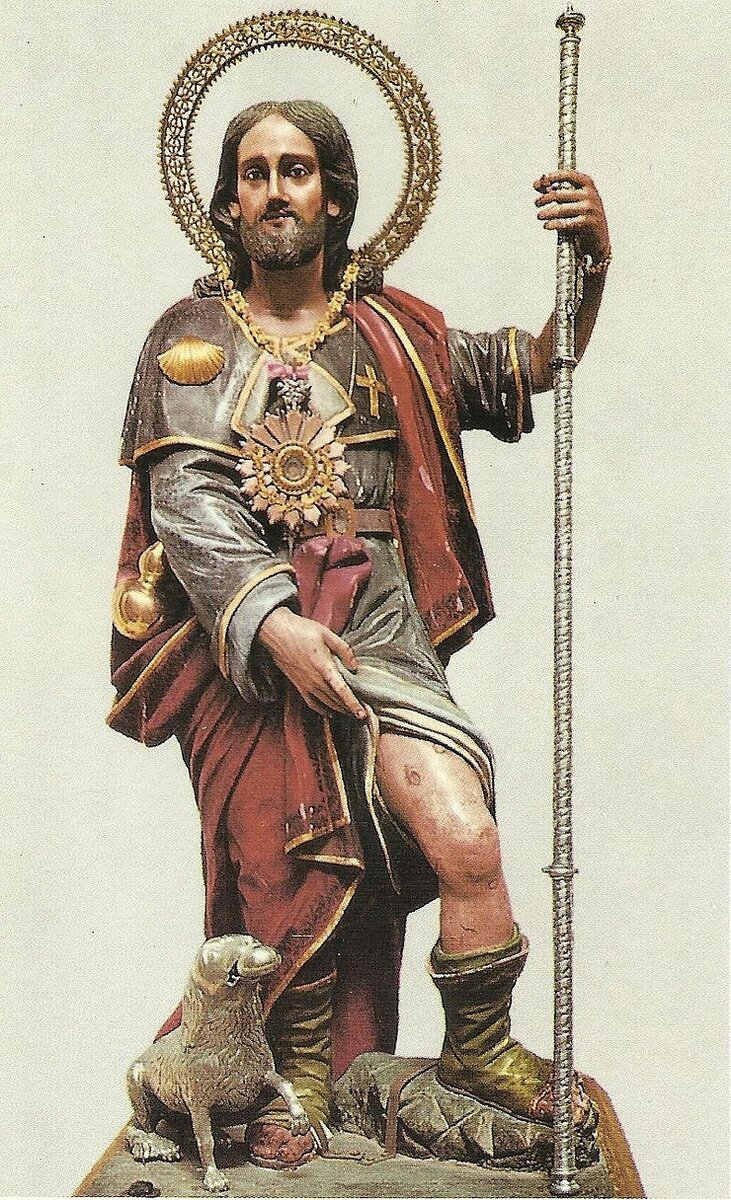 Святой Рох Картинка взята из открытых источников в интернете