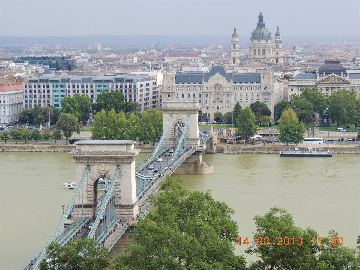 цепной мост Сечени через Дунай