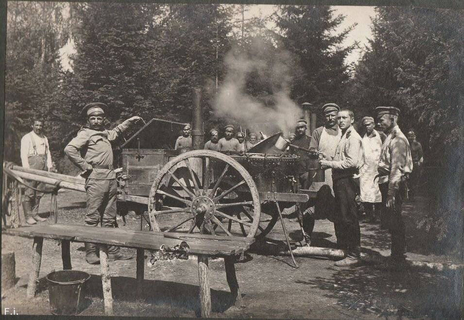 Полевая кухня фото военных лет