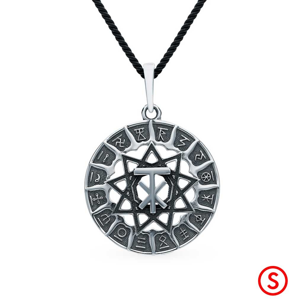 Серебряная подвеска-оберег «Чертог Лося»