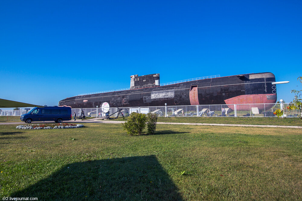 Подлодка Б-307, что стоит на суше в Тольятти 