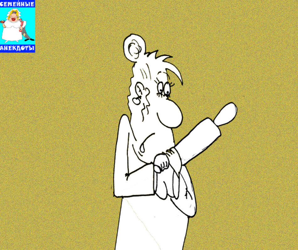 Карикатура-работа автора канала