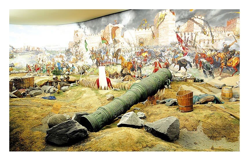 Примерно так использовались бомбарды при Иване Грозном 