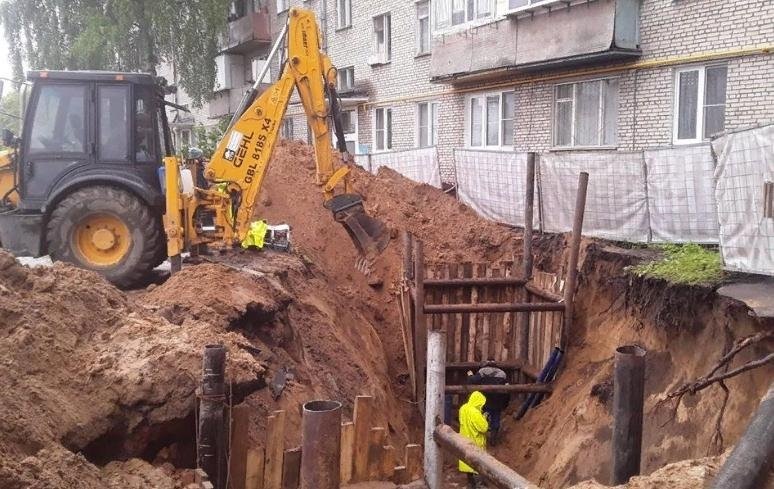 Строительные работы в микрорайоне Курьяново. Фото: Facebook / Наталья Синдяева