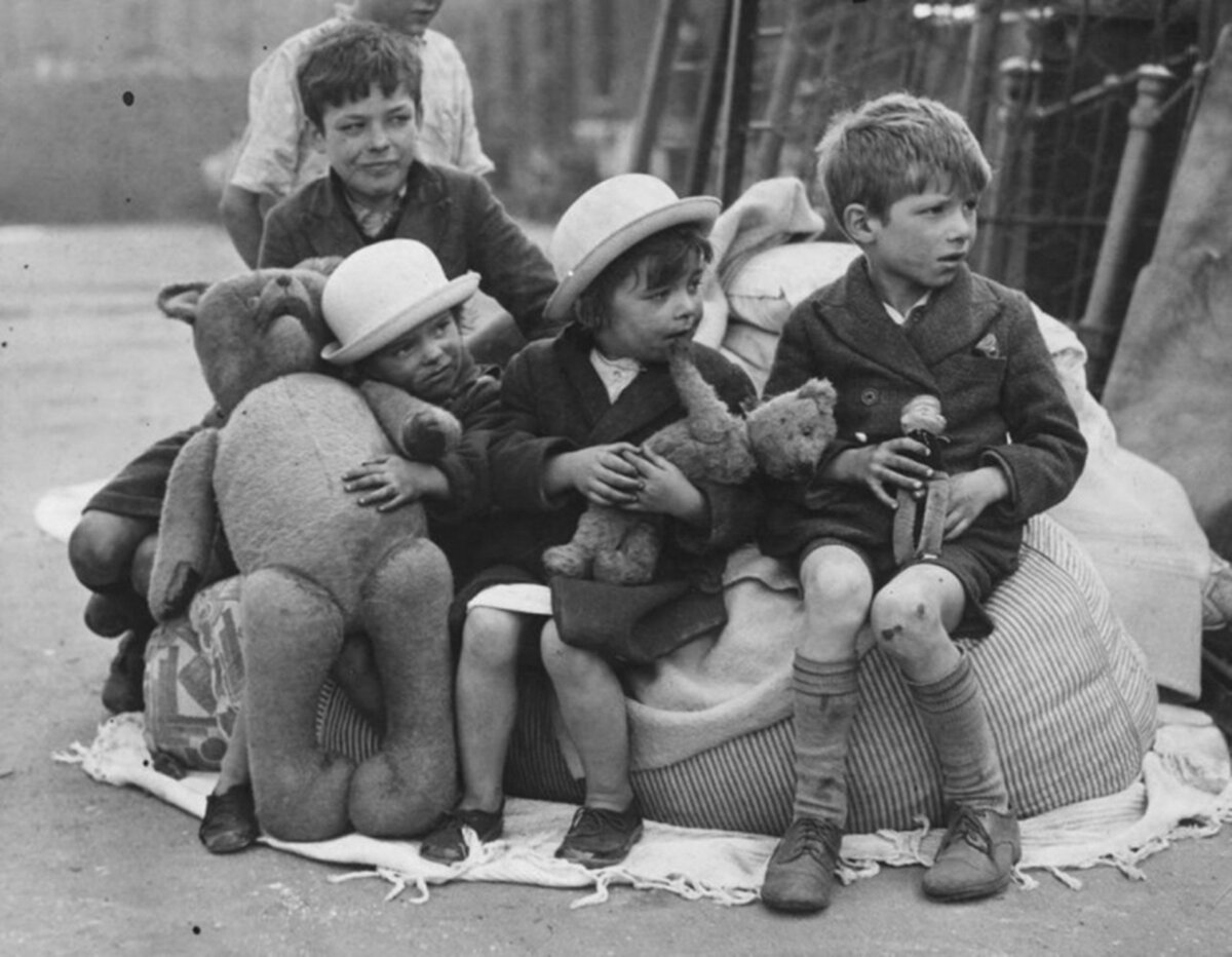 дети в годы войны фото