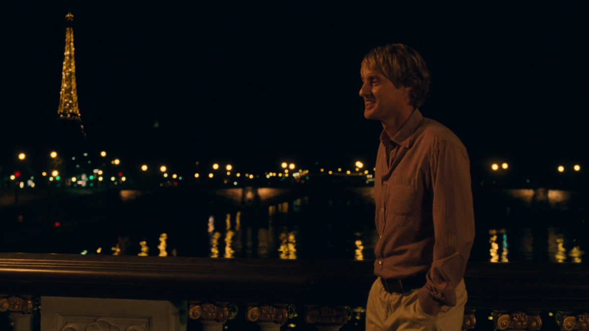 Кадр из фильма Полночь в париже (2011) Оуэн Уилсон американский киноактёр в роли  Гил Пендера