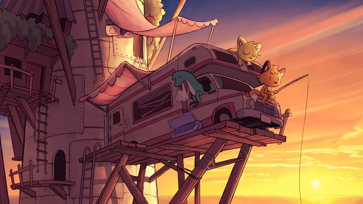 Арт DeadlyComics с персонажами из COOL TIMES и MILK DUST