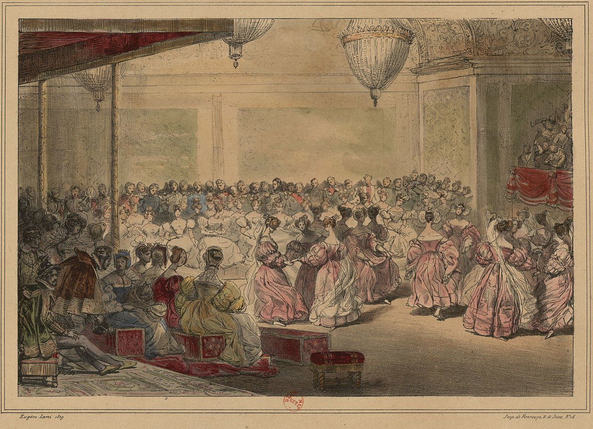 "Бал Марии Стюарт", Эжен Лами, 1829. (сс) Wikimedia Commons