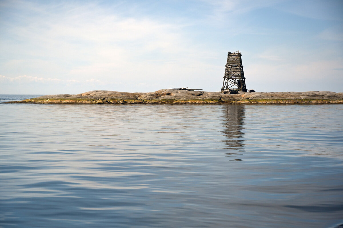 Белое море не похожее на суровое северное море. Такое бывает нечасто.