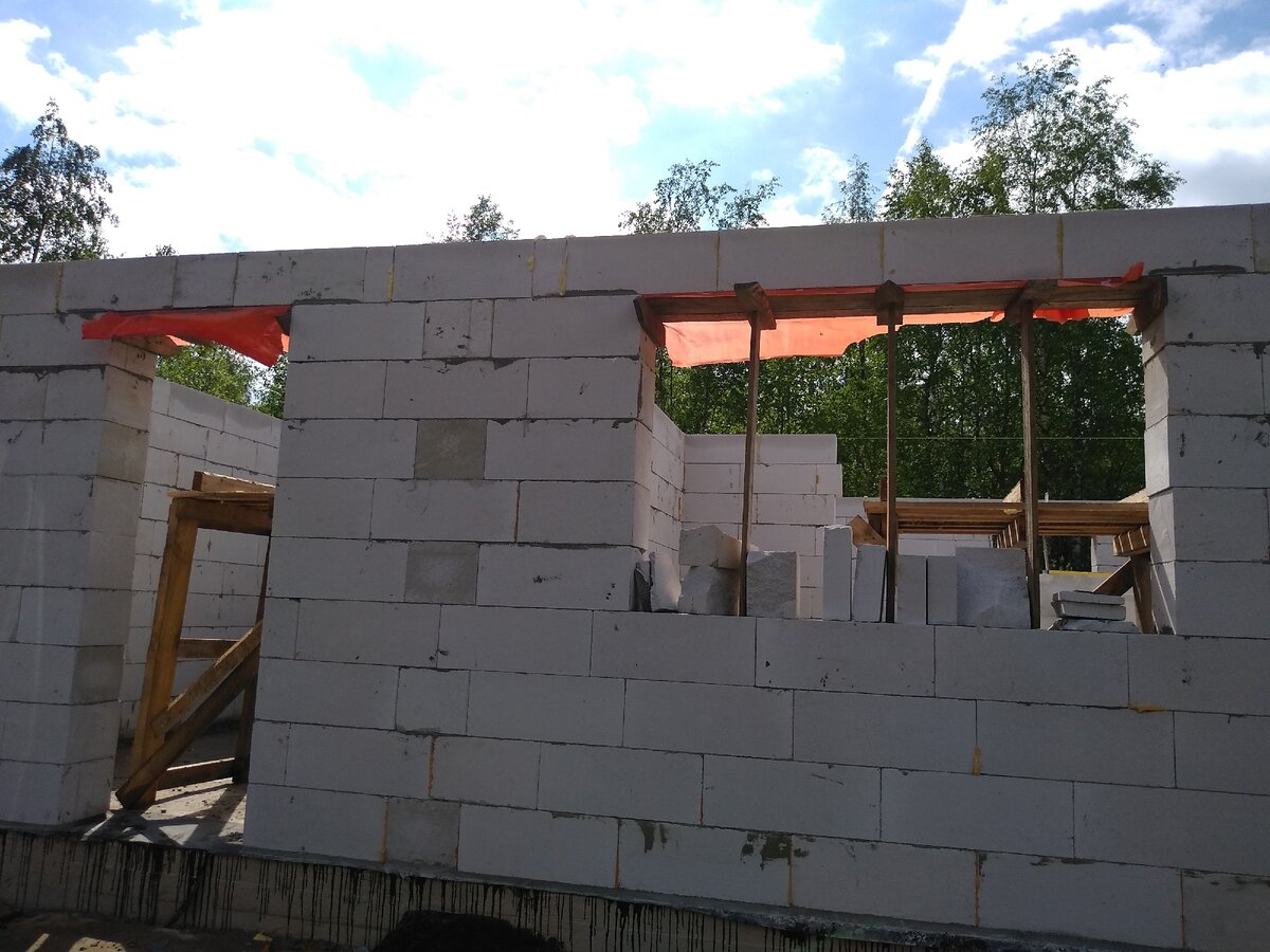 Арочные перемычки из газобетона