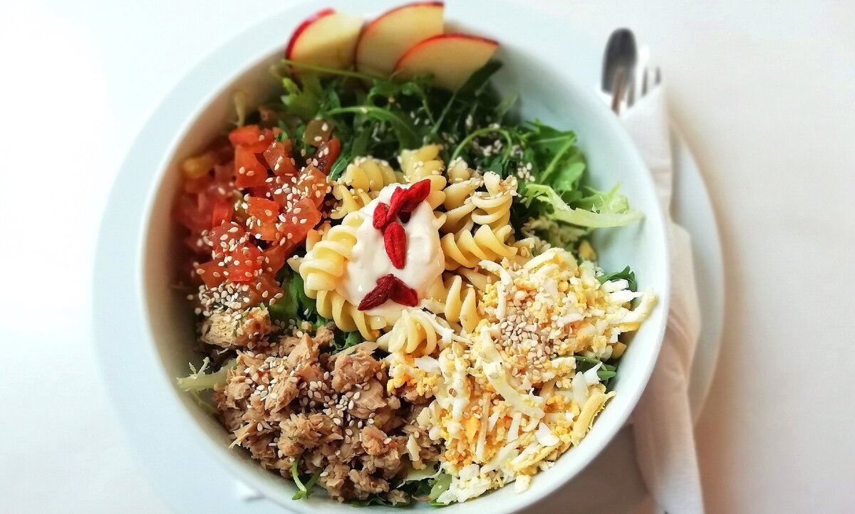 Пример сбалансированной тарелки. Photo by Rui Silvestre on Unsplash