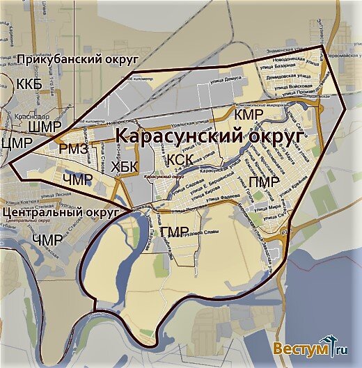 Карта юмр краснодар