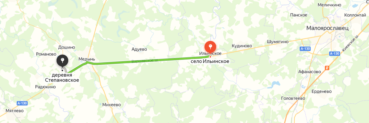 Сейчас это пешком 5 часов 11 минут... 23 минуты на машине. Всего -то 26 км.