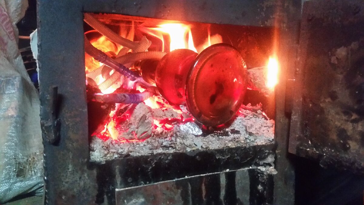 Кальян в топку