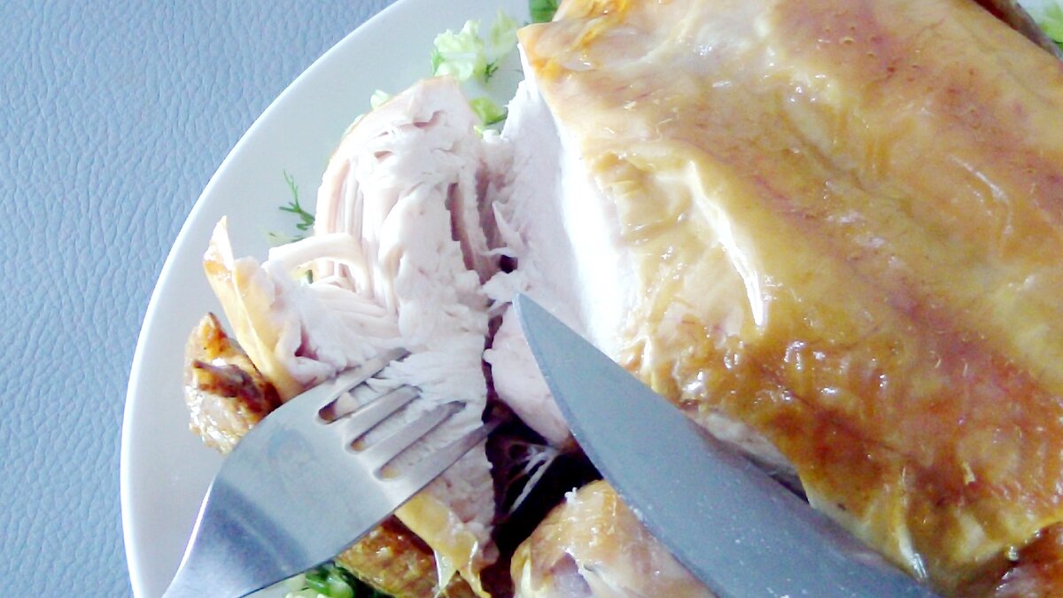Курица на соли