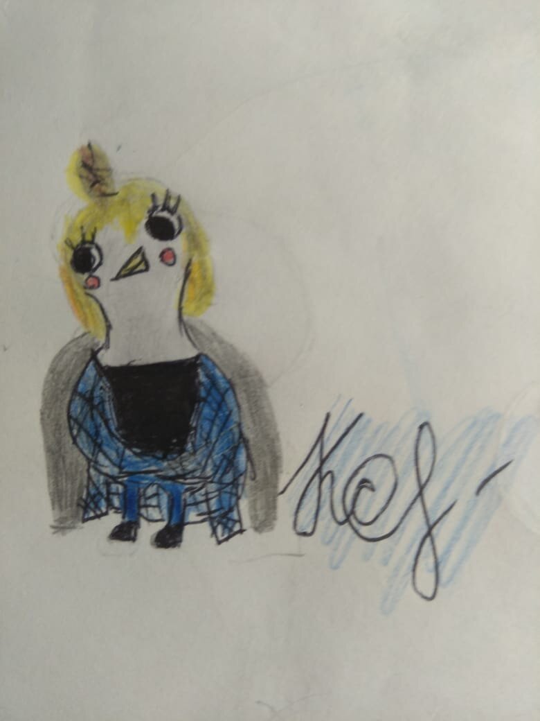 Первый рисунок. Именно так она выглядела!