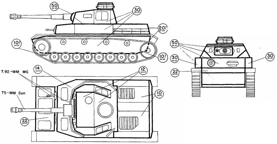 Как в Великобритании оценивали немецкий танк «Pz.Kpfw.IV».