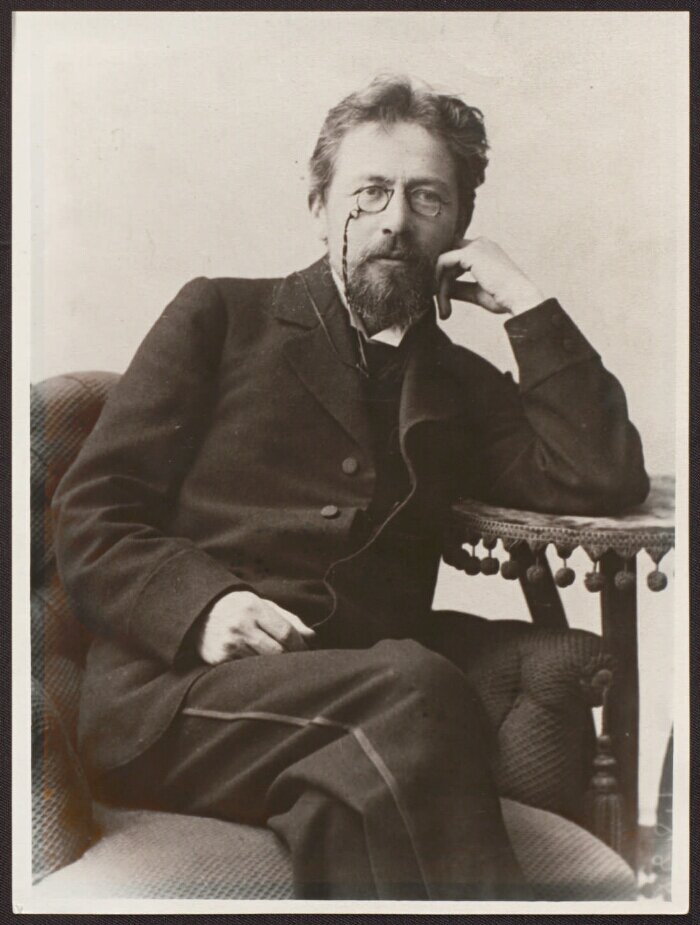 Портрет А. П. Чехова : [фотография / фото Д. С. Здобнова]. - [Санкт-Петербург, 1898]