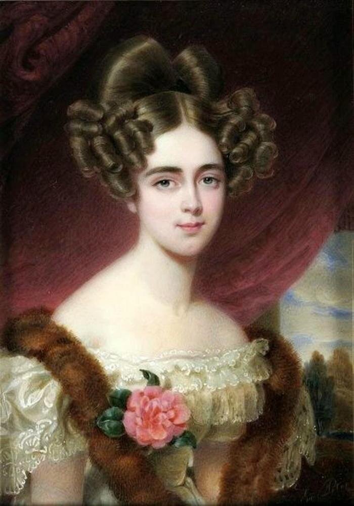 Emanuel Thomas Peter 2. Cecilia of Sweden, Duchess of Oldenburg, 1835 год.