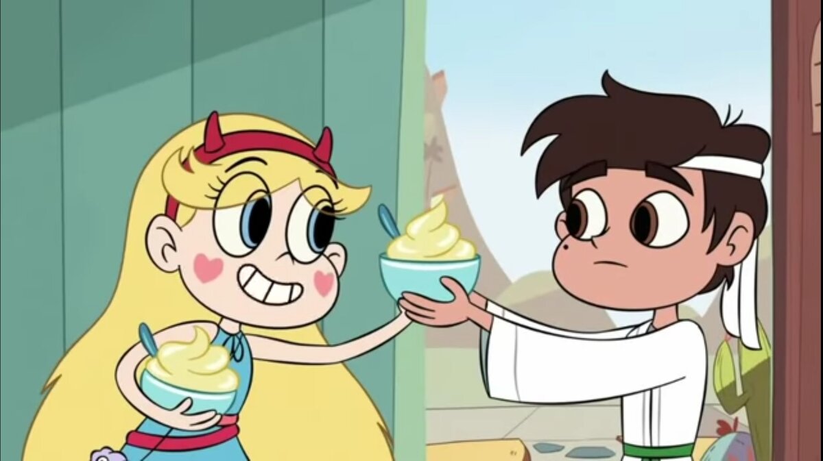 Звёздочке четырнадцать лет и она является очень позитивной девочкой с боевым характером. Ее родители — король и королева Мьюни отсылают принцессу на Землю, где Звёздочка находит новых друзей, приключения, преодолевает трудности, ходит в местную школу, сражается с монстрами вместе со своим лучшим другом Марко.