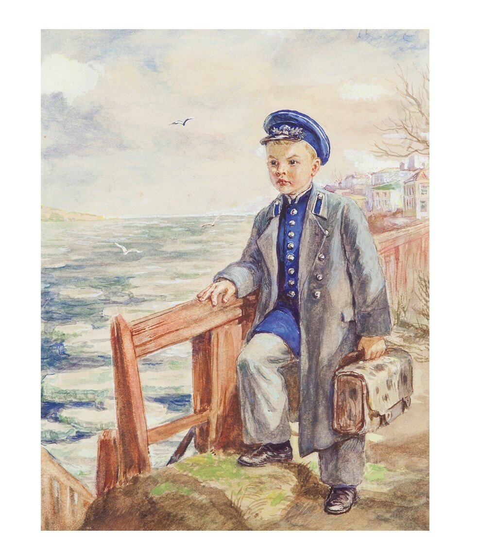 Картина А. А. Давыдовой "Ленин гимназист", 1952 г.