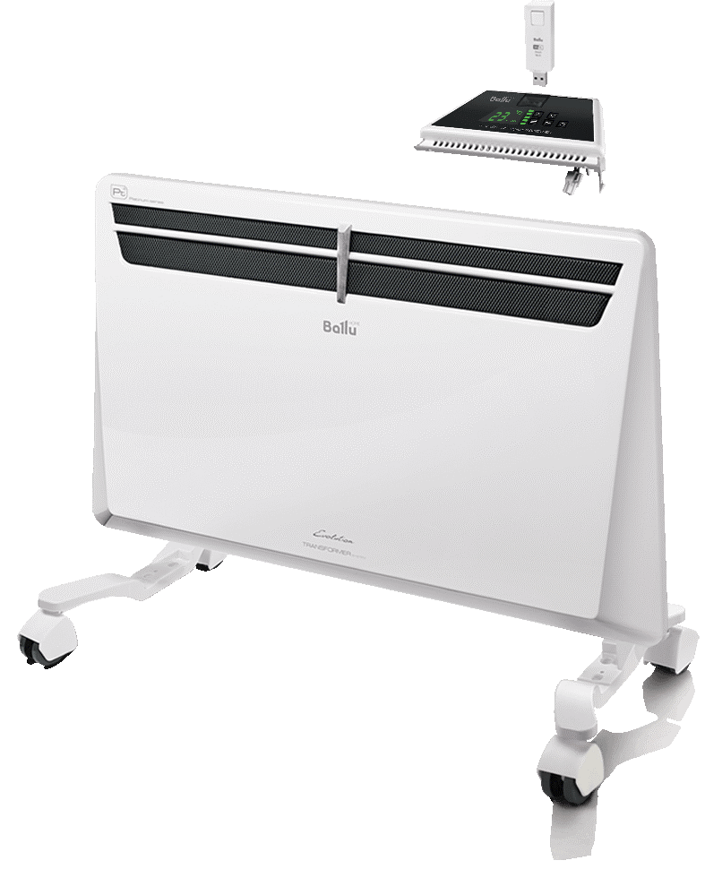 Основные элементы конвектора Ballu Evolution Transformer