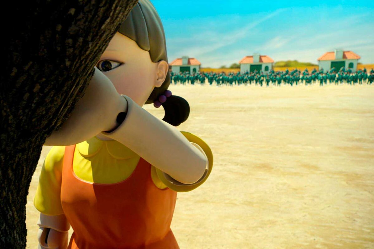 Кадр из «Игры в кальмара». Источник: Netflix