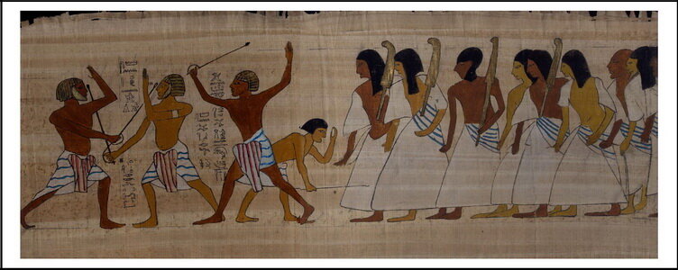 Спортивное соревнование египтян, организованное фараоном в честь его победы над ливийцами