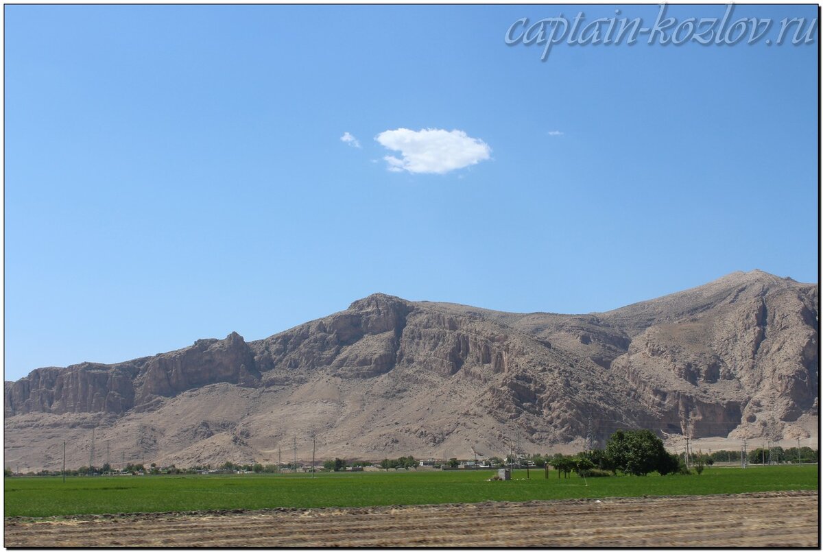 Пейзажи по дороге в Шираз