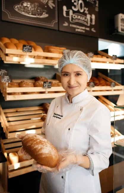 Екатерина Бердникова - старший менеджер по открытию новых пекарен "Мамин хлеб". Это человек, без которого не обходится ни одно открытие пекарни "Мамин Хлеб".