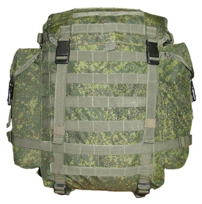 Патрульный ранец из комплекта разгрузки 6ш112. Объем литров 15, для минимального комплекта вещей на сутки вполне себе сойдет, а если что - можно использовать стропы для дополнительных подсумков.