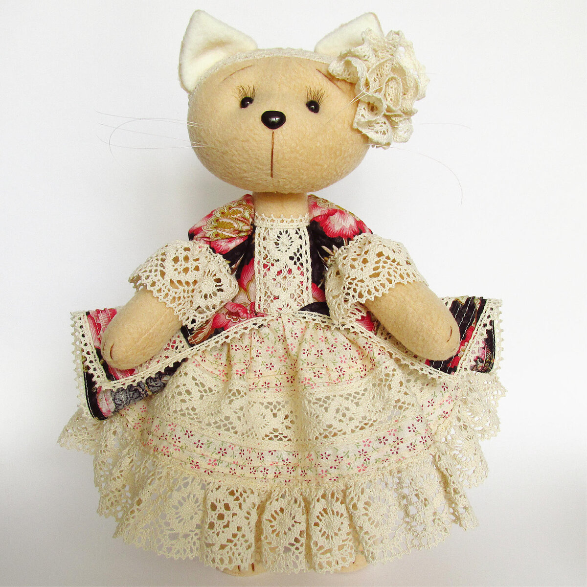 Кошечка из флиса