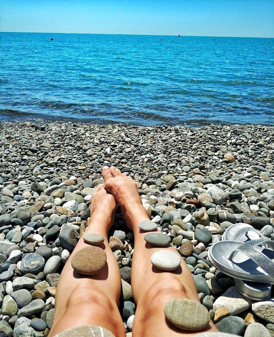 Пляж Сочи. Фото автора.