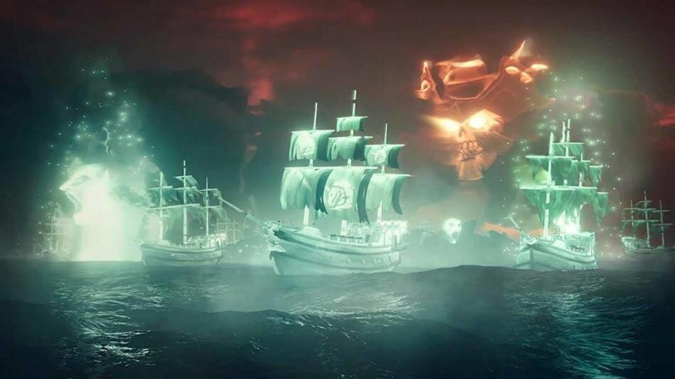 Призрачные корабли в Sea of Thieves