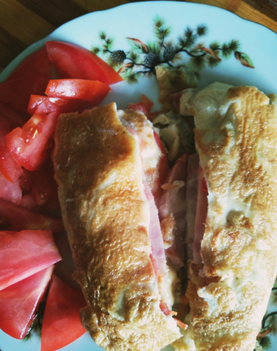 Быстрый, вкусный завтрак.