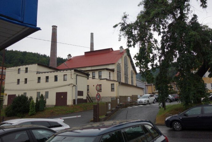 Территория завода в Десне. 
