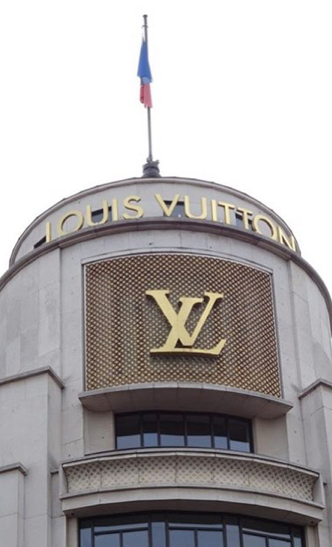 Магазин Louis Vuitton в Париже