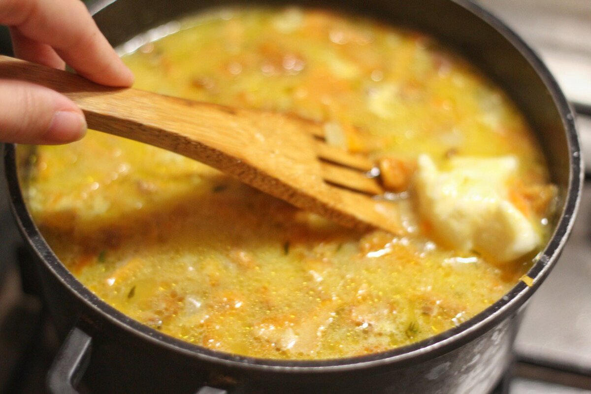 Сырный суп из лисичек. Обалденное блюдо