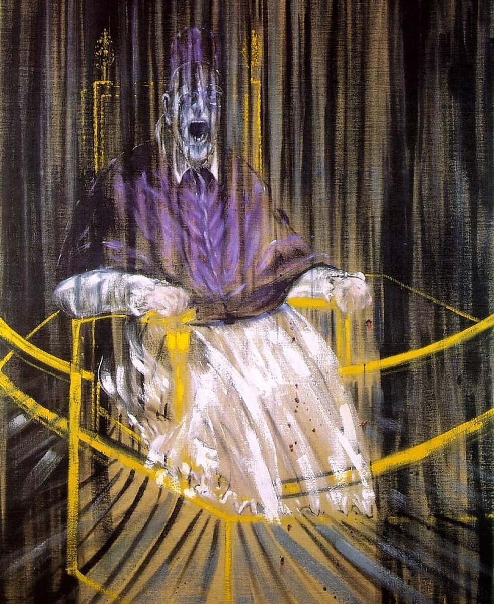 Этюд по портрету папы Иннокентия X работы Веласкеса, 1953.