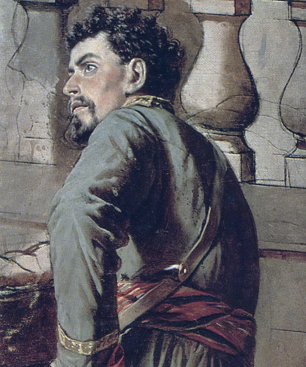 Казак. Худ. В. Г. Перов, 1873 г.