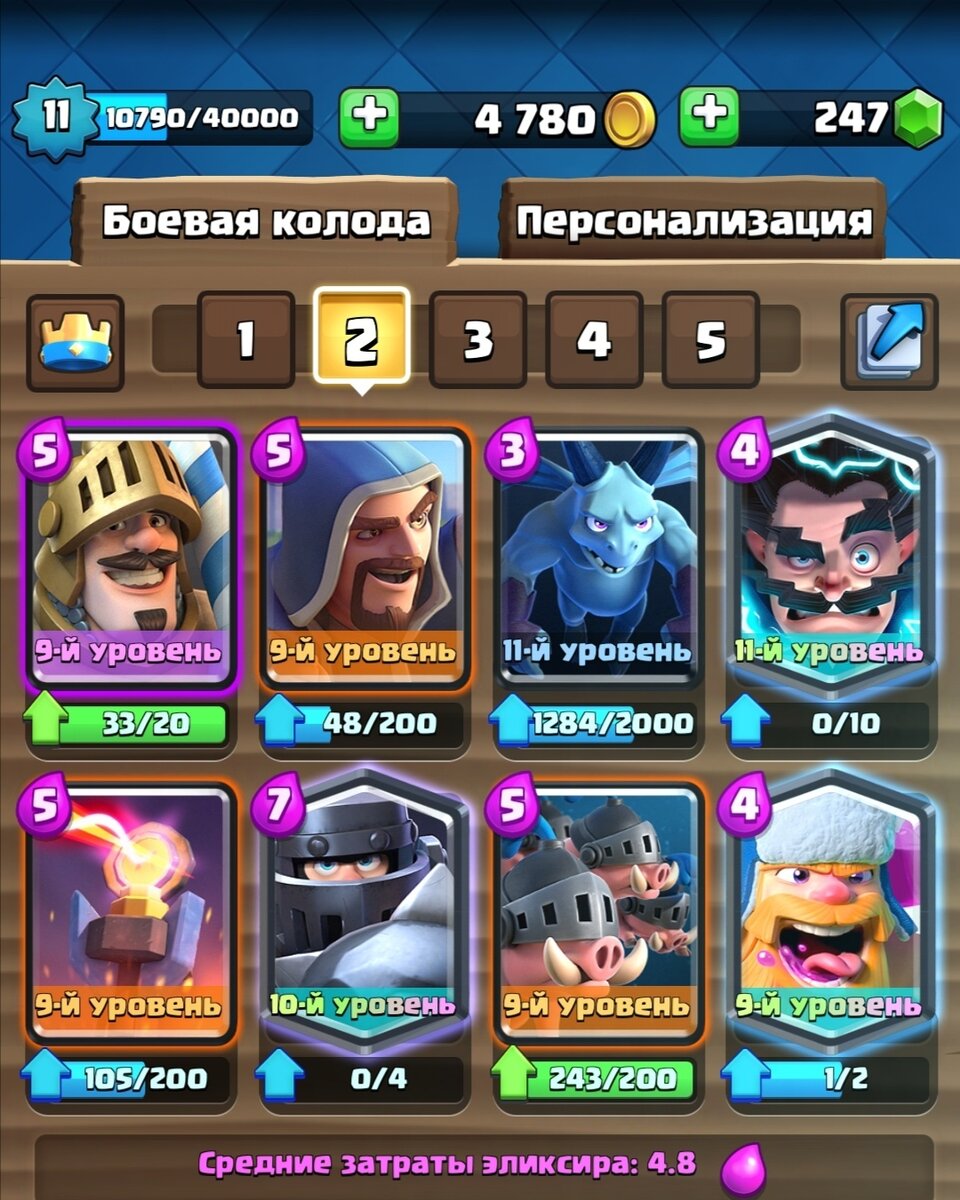 Clash royale колода арена колода