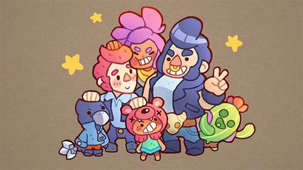 Brawl Stars арты, взято с Яндекс.Картинки.