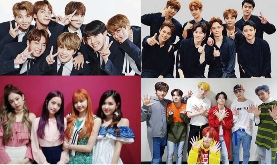 Bts, blackpink, exo and got7