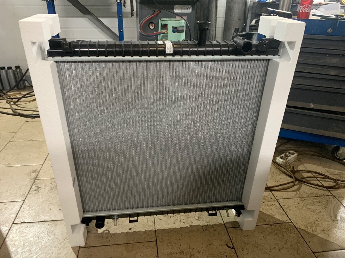 Новый радиатор на мой автомобиль 